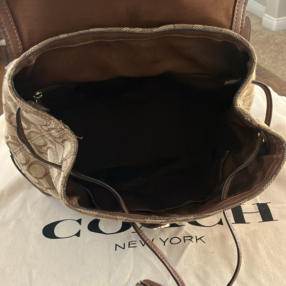 Brown Coach Backpack - Picture 6 of 7